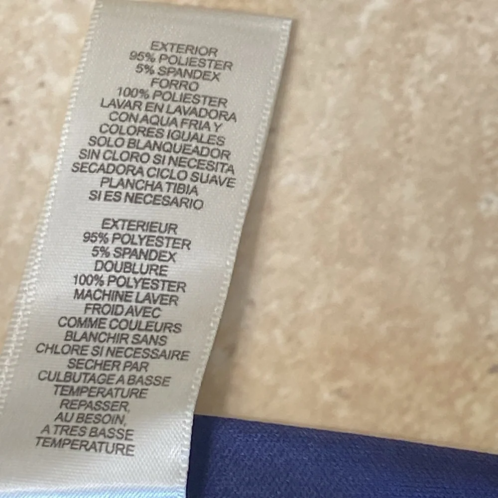 NWT Eliza J. Posted k, blue& white dress, see measurements in photos. - Picture 7 of 15